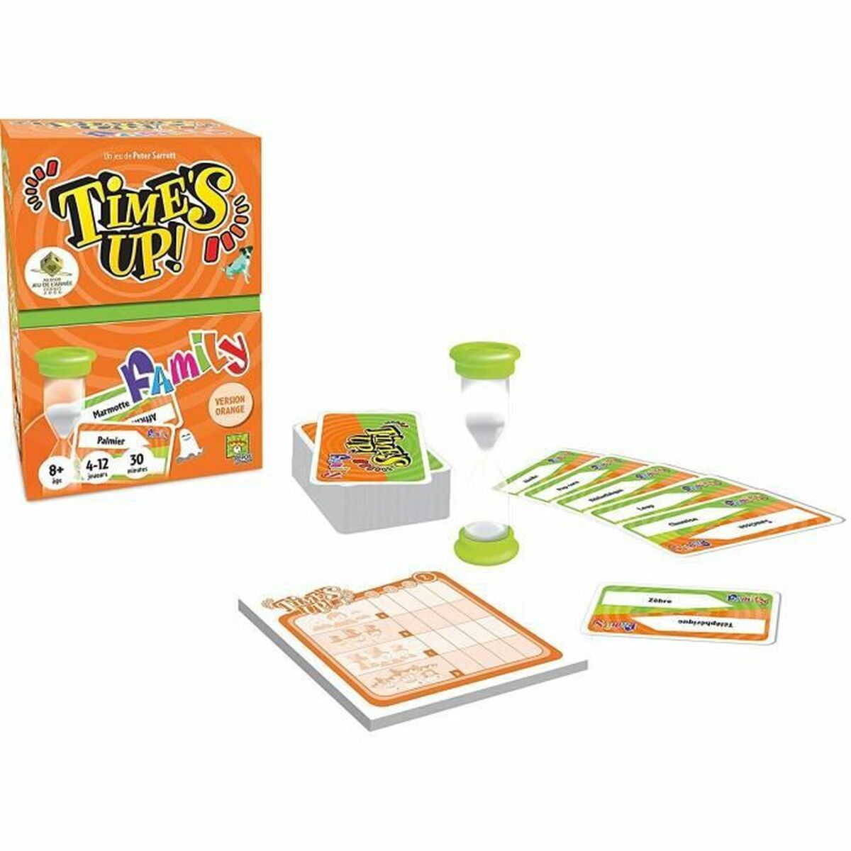 Küsimuste ja vastuste komplekt Asmodee Time's Up Family - Orange Version (FR)